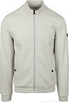 No Excess Cardigan Zipper Jacquard Chalk 27100118-017 order online | Suitable