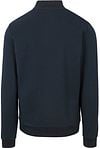 No Excess Cardigan Zipper Jacquard Navy Product / Achterkant