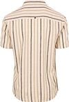 No Excess Short Sleeve Overhemd Linnen Ecru Product / Achterkant