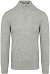 Profuomo Half Zip Pullover Lambswool Melange Grey PPVJ30045C-C1 order online | Suitable