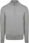 Profuomo Half Zip Pullover Luxury Grijs PP2J00010B-C1 kopen | Suitable