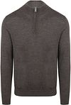 Profuomo Half Zip Pullover Merino Wool Dark Brown PP2J00012C-H2 order online | Suitable