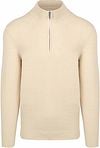 Profuomo Half Zip Pullover Structure Beige PPWJ30040G-E order online | Suitable