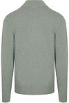 Profuomo Pullover Half Zip Luxury Basic Vert Product / Achterkant