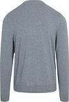 Profuomo Pullover Luxury Basic Blue Product / Achterkant