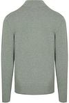 Profuomo Half Zip Pullover Luxury Basic Green Product / Achterkant