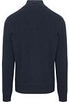 R2 Pullover Halfzip Weave Structure Navy Product / Achterkant