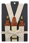 Sir Redman Suspenders Combi Pack Dapper Dot Beige Verpakking