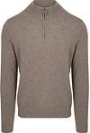 Steppin' Out Half Zip Pullover Merino Wool Taupe order online | SM1204.0003-3400 | Suitable Spain