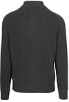 Steppin' Out Half Zip Trui Lamswol Antraciet Product / Achterkant
