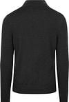Suitable Merino Half Zip Sweater Anthracite Product / Achterkant