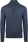 Suitable Merino Half Zip Sweater Denim Blue order online | Suitable Spain