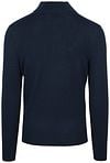 Suitable Merino Half Zip Trui Navy Product / Achterkant