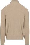 Suitable Rollkragenpullover Structure Melange Sand Product / Achterkant
