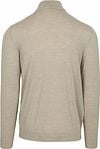 Profuomo Vest Merinowol Beige Product / Achterkant