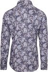 Desoto Shirt Timeless Elegance Print Flowers Blue Product / Achterkant