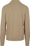 BOSS Ebrando-P Halfzip Pullover Beige Product / Achterkant