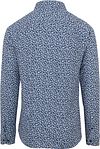 Desoto Shirt Floral Print Blue Product / Achterkant