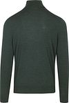 Suitable Merino Rollkragen Melange Dunkelgrün Product / Achterkant