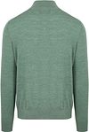 King Essentials The Michael Half Zip Pull Merino Vert Product / Achterkant