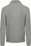 Marc O'Polo Halfzip Rib Grey Product / Achterkant