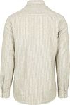 McGregor Chemise Linen Blend Rayures Vert Product / Achterkant
