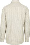 McGregor Shirt Linen Blend Stripes Green Product / Achterkant