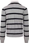 NZA Langarm Poloshirt Cheviot Grau Product / Achterkant