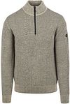 No Excess Halfzip Pullover Struktur Melange Stone kaufen | 25230904-014 | Suitable