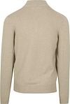 NZA Half Zip Pullover Christopher Melange Sand Product / Achterkant