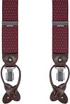 Profuomo Suspenders Bordeaux-White PP1L00003C order online | Suitable
