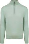 Suitable Merino Half Zip Trui Groen PU-MRI-HZ-24 241964 Green Mint kopen | Suitable