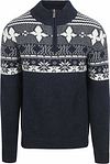 Suitable Odde Pull Demi-Zip Mix Laine Bleu Foncé SPE24305OD13ST-290 commander en ligne | Suitable