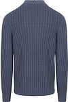 Suitable Pullover Boiled Wool Blau