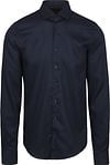 Suitable Shirt Extra Long Sleeves Twill Navy Product