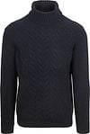 Suitable Turtleneck Cable Wool Navy order online | PU-CACO-WO-24 Navy | Suitable Spain