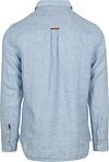 Superdry Overhemd Linnen Vacation Azure Blue Stripe Product / Achterkant