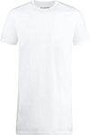 Slater 2-pack T-shirt Extra Lang R-Neck Wit Product