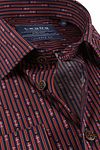 Ledub TF Overhemd Dessin Rood Product / Detail