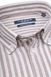 Ledub Shirt Linen Striped Beige  Product / Detail