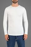 Garage Basic T-shirt Longsleeve White Model / Voorkant