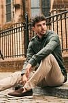 Suitable Plato Chino Khaki Model / Voorkant met Bram