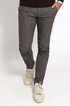Suitable Chino Pico Checkered Brown Model / Voorkant with Bram