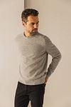 State Of Art Sweater Donegal Melange Beige Model / Voorkant