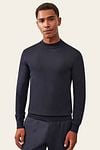 Cavallaro Milacio Turtle Neck Navy Model / Voorkant