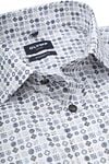 Olymp Luxor Overhemd Print Wit Beige Product / Detail