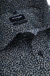 OLYMP Short Sleeve Shirt Luxor Print Navy Product / Detail