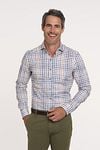 R2 Shirt Checks Multicolour Model / Voorkant