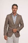 R2 Jersey Sports Jacket Brown Model / Voorkant