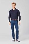 Meyer Jeans Dublin Blauw Model / Voorkant